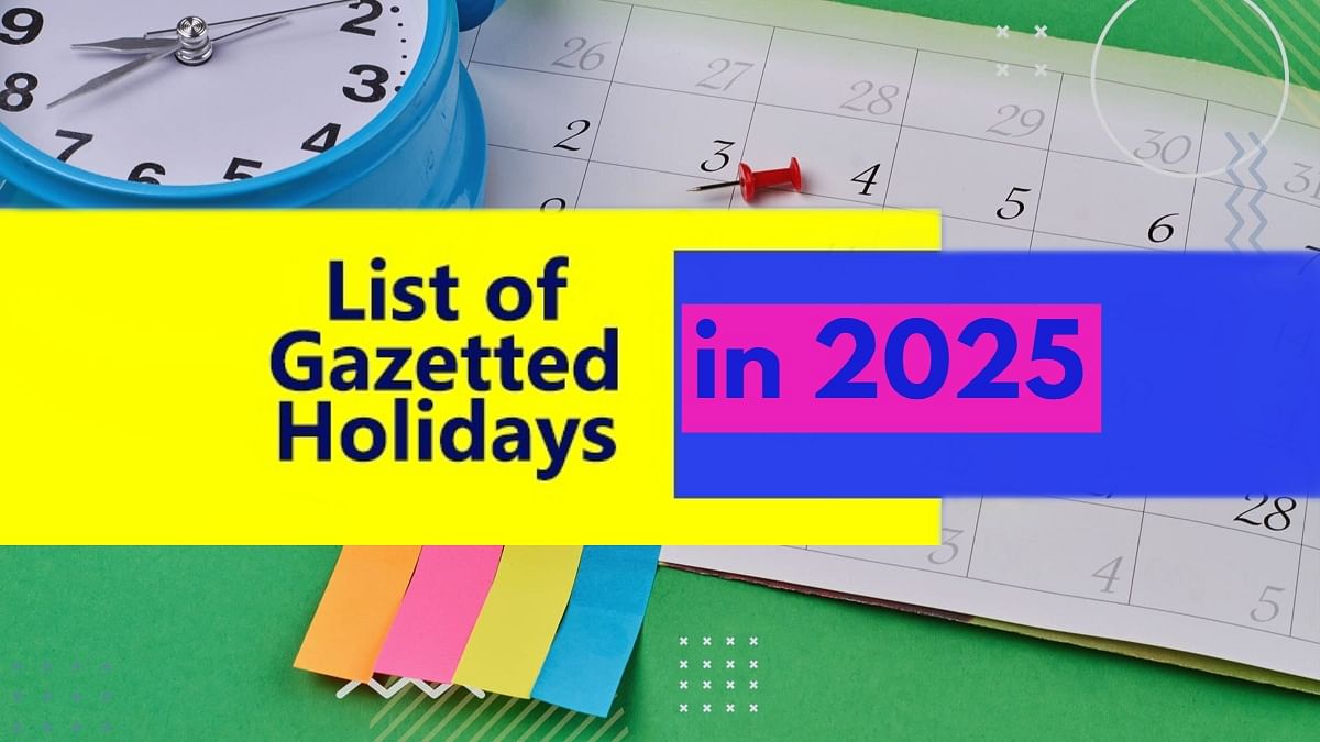 Central Government Announces Gazzeted & Restricted Holidays List For