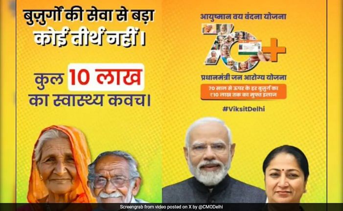 Delhi Launches Free Rs 10 Lakh Health Cover For Aged 70+ Under Vay Vandana