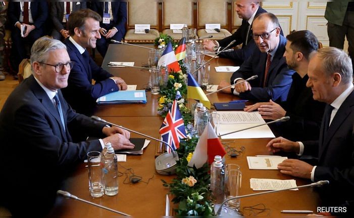 European Leaders Meet Zelensky in Ukraine, Urge Russia For 30-Day Ceasefire